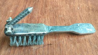 wow great idea!! make a unique steel brush