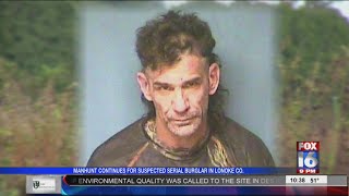 Manhunt Continues for Suspected Serial Burglar in Lonoke County