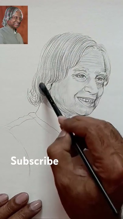 Dr. APJ Abdul Kalam Drawing #shorts #apj_abdul_kalam #drawing # ...