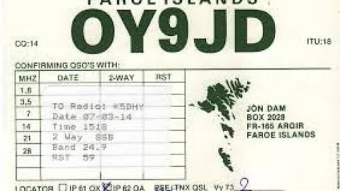 40m CQWW OY9JD 28 10 18 @ 16 53 UTC