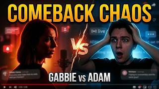 Gabbie Hanna vs Adam McIntyre: @TheGabbieShow please leave @AdamMcIntyre alone