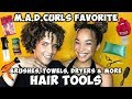 FAVORITE HAIR TOOLS: Brushes, Towels, Dryers & More | M.A.D.CURLS Week of Favorites