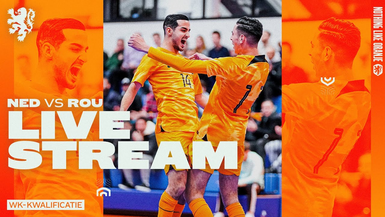 🎥 Live Futsal Nederland 🇳🇱 - Roemenië 🇷🇴 Eliteronde WK-kwalificatie
