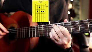 Less used guitar chords | jazz progressions  #6 | Em9-Eb#9-Dmaj9