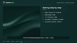 Let f : (0, ∞) → ℝ be a twice differentiable function. If for… | JEE Main 2025 Integral Calculus