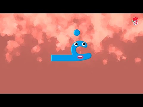 شعر و انیمیشن آموزش نشانه غ غ غ غ غین