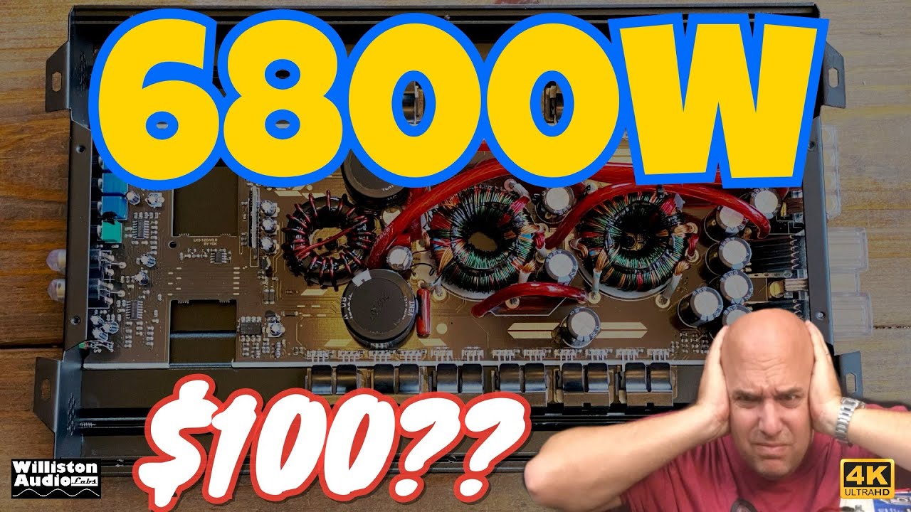 ⁣BEST $100 Subwoofer Amp?? WUDI 8808.1D 6800W Amp Dyno Test and Review [4K}