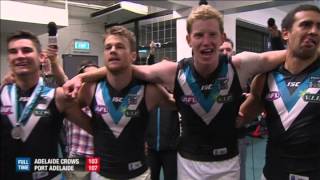 PTV: Port sings the song v Crows R19, 2013