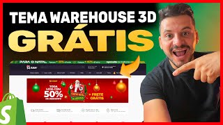 TEMA PREMIUM WAREHOUSE 3D SHOPIFY DE GRAÇA! ATUALIZADO 2024