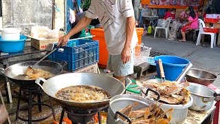 Just For $1! 1000 Deep Fried Fish Sold Out Daily - Thailand Street Food