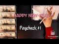 January 2021 | cash envelope stuffing | paycheck # 1 | budget