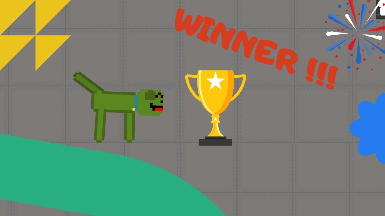 Melon playground Dog mod 2.0 (link) Who will win? Dog competition YouTube