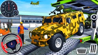 US Army Cars Transport Simulator 3D - Cargo Truck Vehicle Driving - Android GamePlay screenshot 3