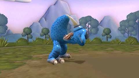 Spore graphical glitch (Spike-Nosed Parla)