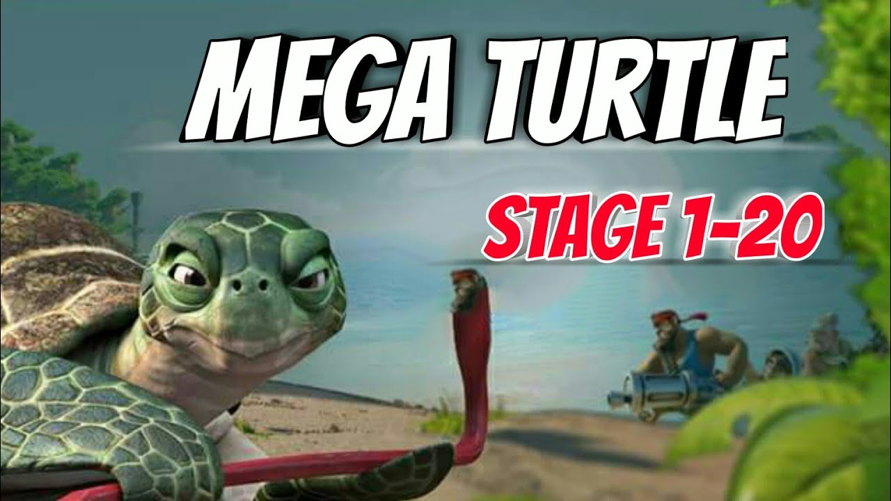 Boom Beach-Mega Turtle Here!-Stage 1-20 + GBE Ability