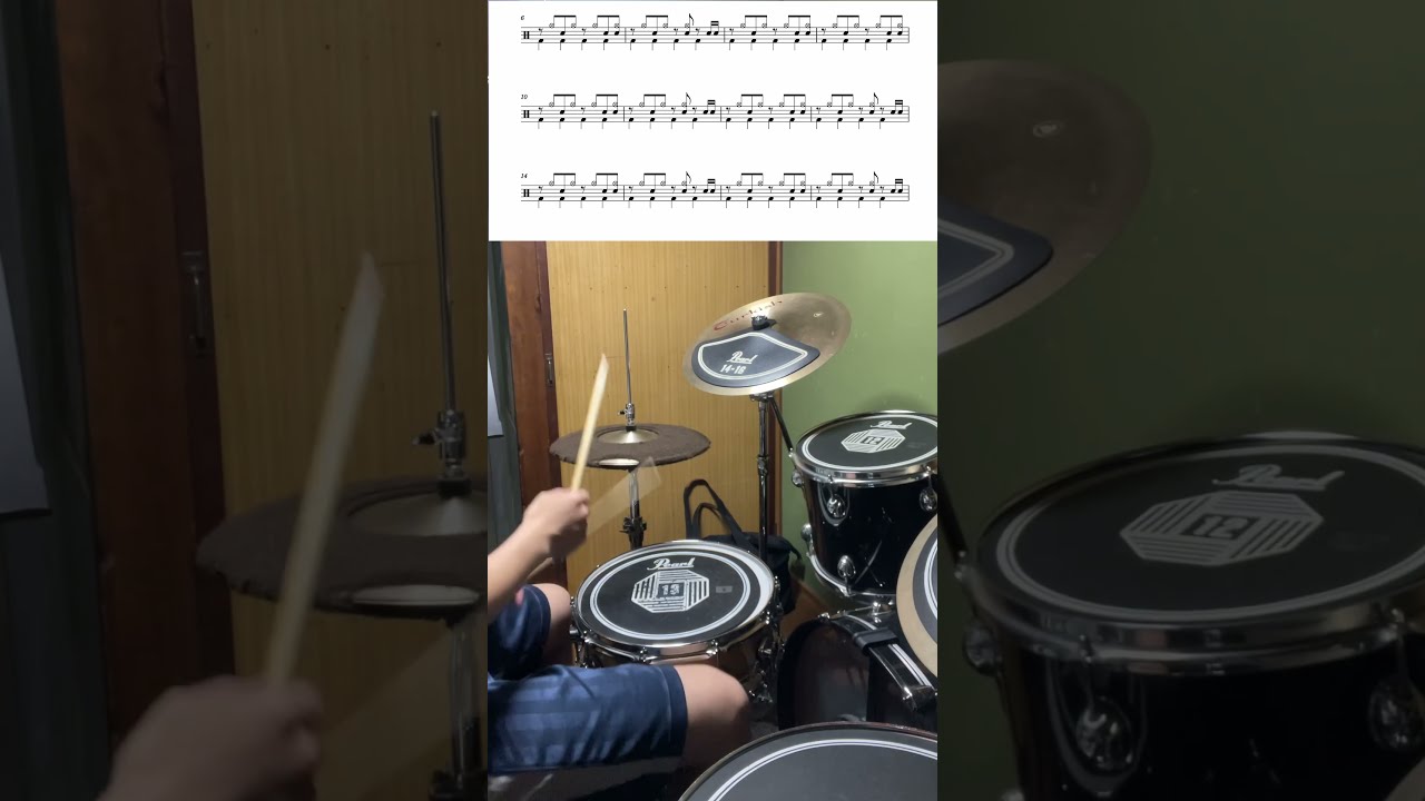 簡単楽譜あり🥁backnumber ある未来より愛を込めて ドラムカバー #ドラム #音楽 #ドラム叩いてみた #drums#backnumber