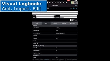 Visual Logbook: Add, Import, Edit