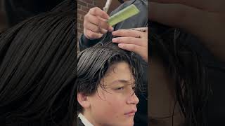 ASMR Medium-Length Trendy Teenage Hairstyle