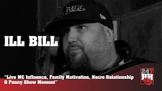 Ill Bill - Live MC Influence, Motivation, Necro Relationship &amp; Funny Show Moment (247HH Archives)