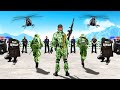 GTA 5 - ARMY vs POLICE