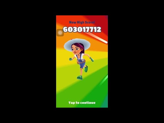 Subway Surfers New World Record Over 1 Billion Points NO CHEATS OR HACKS !  (Double Coins) 