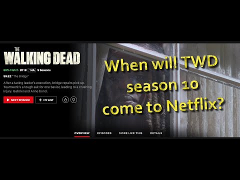 When Will The Walking Dead Season 10 Come To Netflix? - Youtube