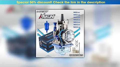Unboxing PWK 21 24 26 28 30 32 34mm Motorcycle Carburetor For MAIKUNI Mikuni 2T 4T Engine Motocross