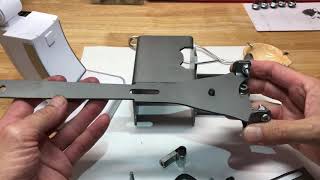 Attaching the Hinge Accessory to the Acu-Pour
