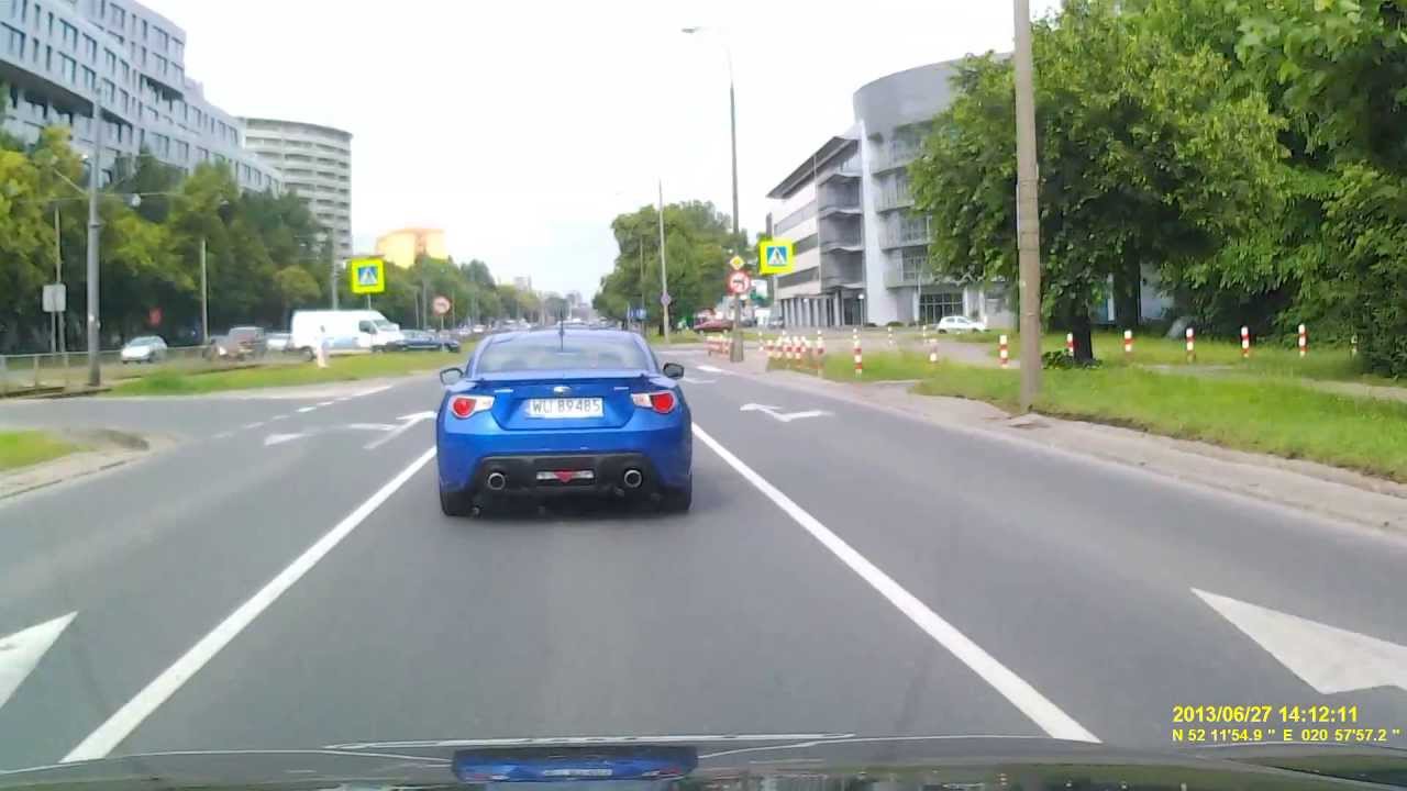 Subaru BRZ spotkane w Warszawie na Grojeckiej YouTube