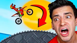 The Most DANGEROUS DIRTBIKE OBSTACLE COURSES! (Moto X3M) screenshot 1