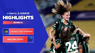 Central Coast Mariners v Western United - Highlights | Liberty A-League 2023-24 | Round 22