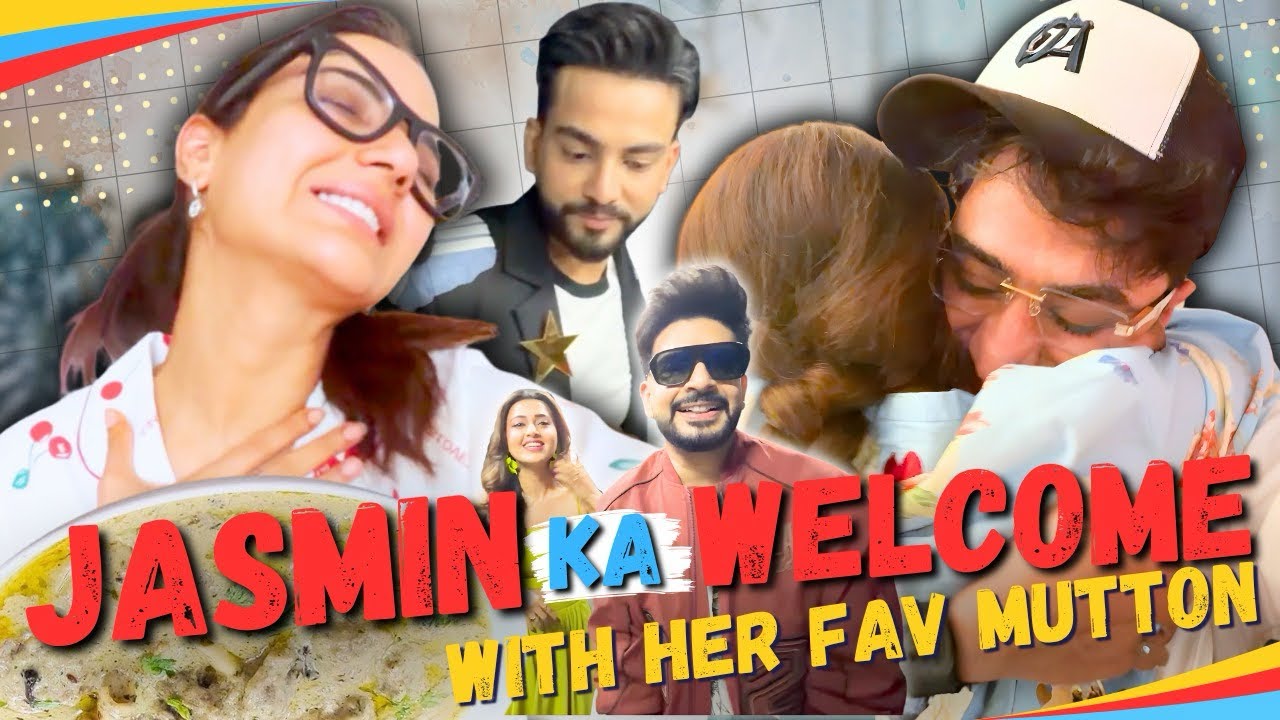 Jasmin ka welcome 🥰| Elvish bana jadugar 🤯| Jasly | Aly Goni | Jasmin bhasin