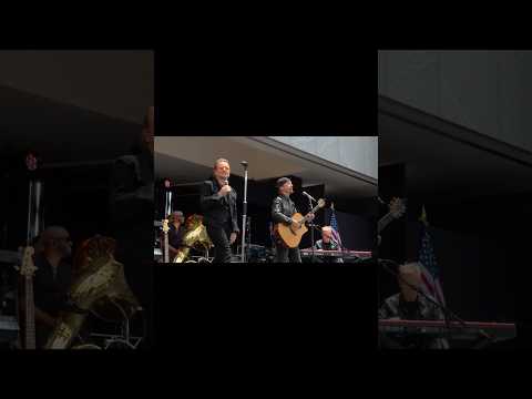 Bono, The Edge & Jacknife Lee at the Obama Presidential Center opening @ObamaFoundation
