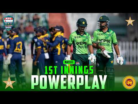 1st Innings Powerplay | Pakistan vs Sri Lanka | Match 1 | ODI Tri-Series 2026 | PCB | MZS1K