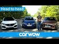 Honda Civic vs Hyundai i30 vs SEAT Leon 2018 review - which is best| Head2Head