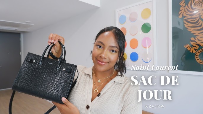 My new YSL Nano Sac De Jour Smooth Leather in Black with GHW 😍 : r/handbags