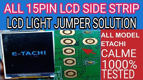 China mobile display light jumper / Etachi e1000 music lcd light solution