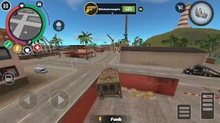 Rope hero drives an army jeep such a great speed for fly. #ropehero screenshot 3