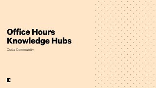 How to run effective meetings | Coda Knowledge Hubs