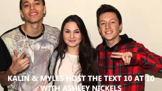 Kalin And Myles Host The Text 10 At 10 @1065TheEnd