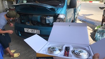 Review chia sẻ tận cảnh lắp đôi còi ngân 12 V hàng Korea cho xe kia k250