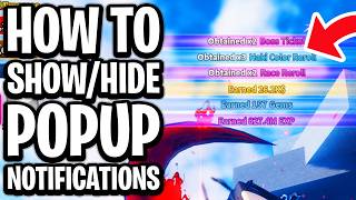 How to Show or Hide Coins/Gems/Exp in Sailor Piece Roblox - Full Guide