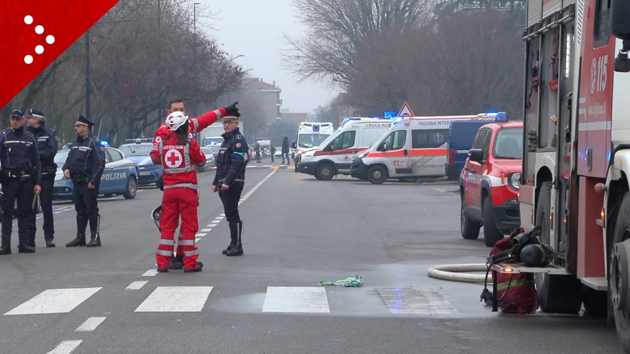 Incendio in un palazzo di 7 piani a Cinisello Balsamo. Residente: 