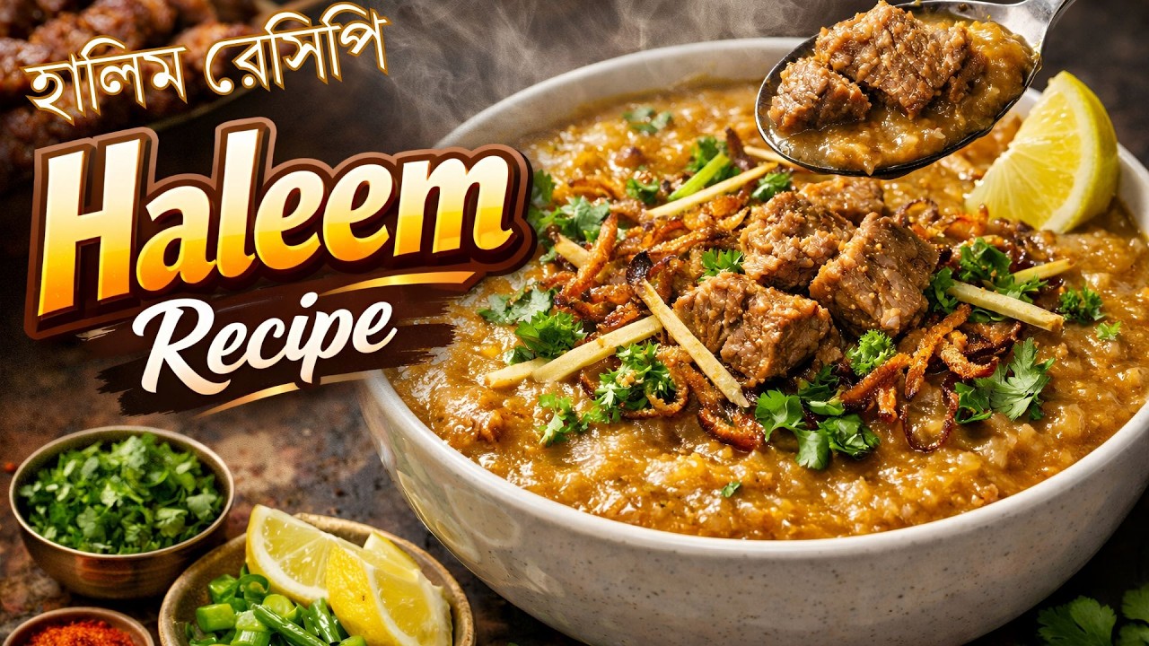 হালিম রেসিপি | Perfect Beef Haleem Recipe | Restaurant Style Haleem at ...