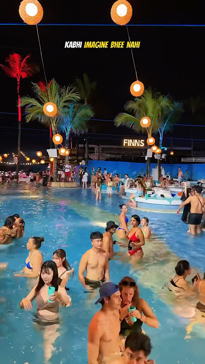 Best Party spot in Bali ? Finns Beach Club 🥂 #bali #indonesia #travel