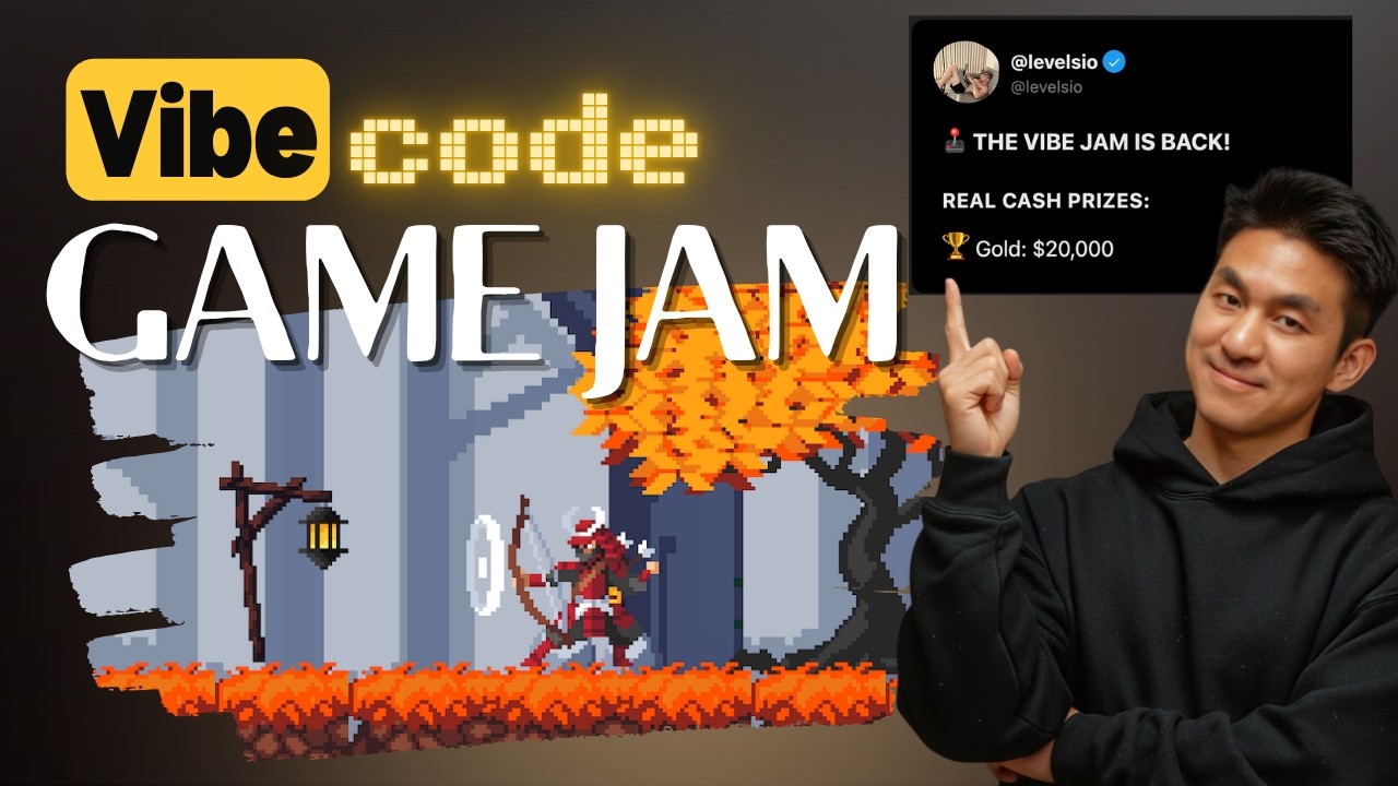 How I'm Vibe Coding A Game for levelsio's $35k Vibe Jam  - (Codex,  Claude Code, Cursor)