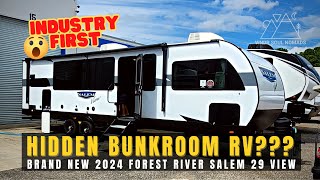 Hidden Bunk Room RV? | Brand NEW 2024 Forest River Salem 29 View Travel Trailer | MUST SEE!