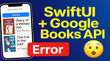 Build Your First SwiftUI App With Google Books API!
