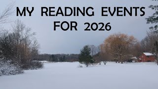 My Reading Events For 2026 @FacelessBookReviews