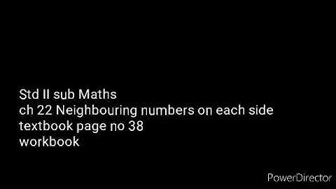 Std II sub Maths ch 22 Neighbouring numbers on each side textbook page no 38,workbook page no 64